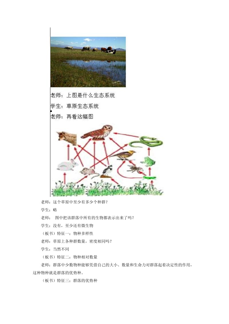 2019-2020年高中生物 2.2.1《群落的基本特征与结构》教案 中图版必修3.doc_第2页