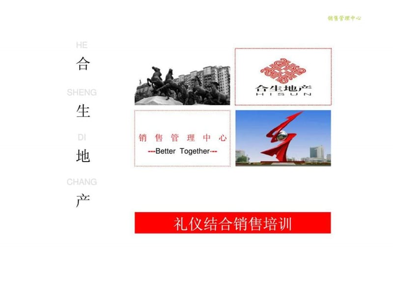 合生地产-礼仪结合销售培训.ppt_第1页