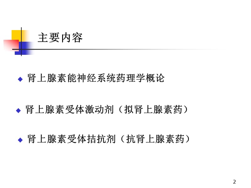 肾上腺素能受体药物ppt课件_第2页