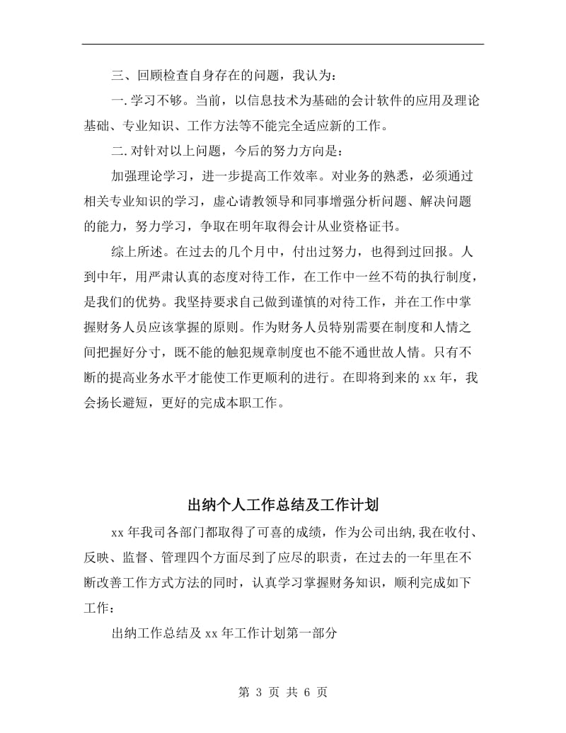 出纳个人工作总结与计划表.doc_第3页