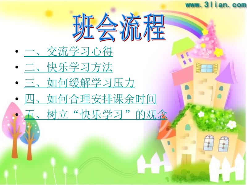 主题班会快乐学习快乐成长.ppt_第2页