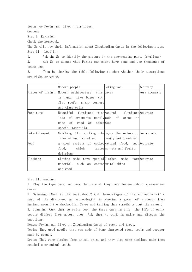 2019-2020年高中英语 Unit5（共4课时） Meeting your ancestors教案 新人教版选修8.doc_第2页