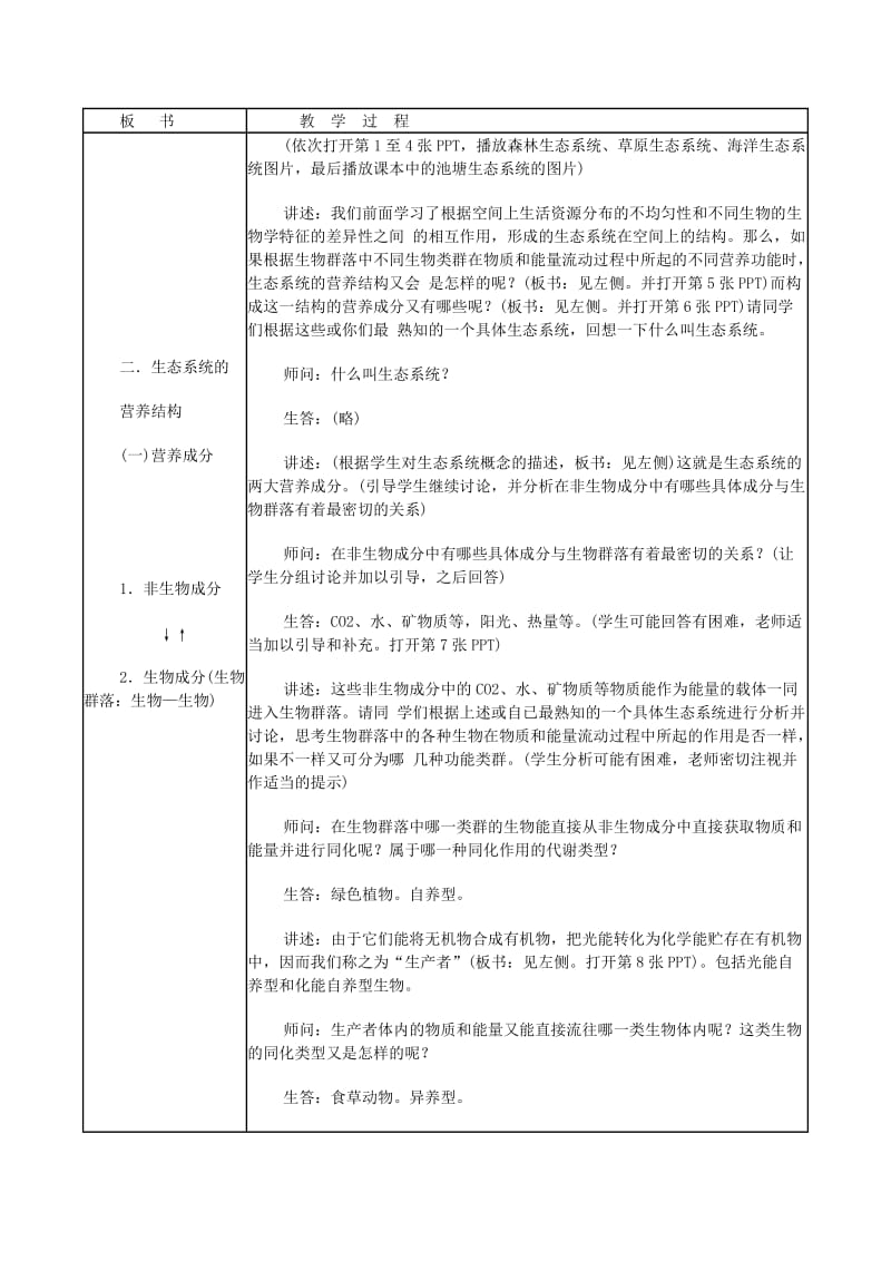 2019-2020年高中生物 5.1《生态系统的结构》教案（2） 新人教版必修3.doc_第2页