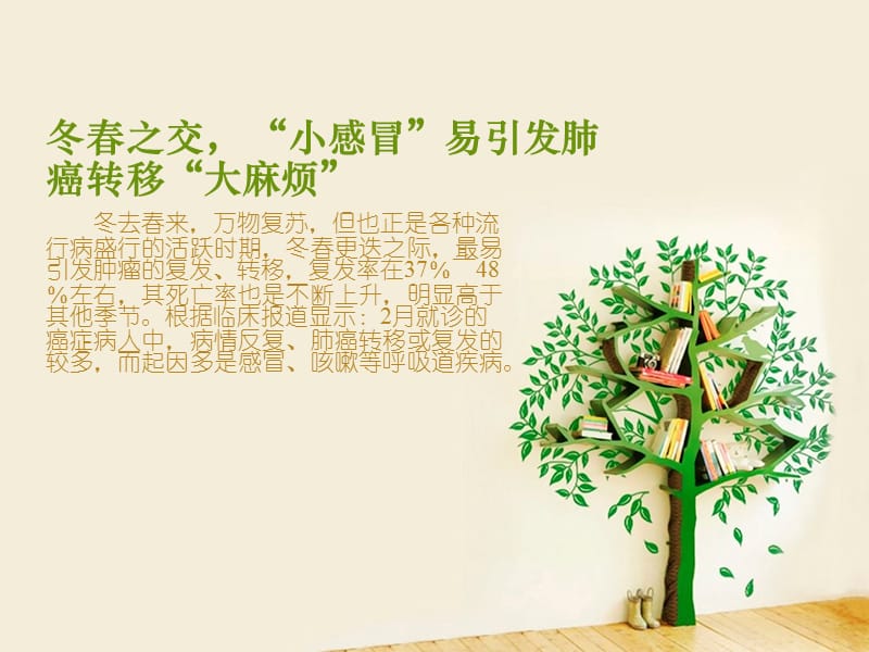 冬春之交,“小感冒”易引发肺癌转移“大麻烦”PPT课件.ppt_第1页