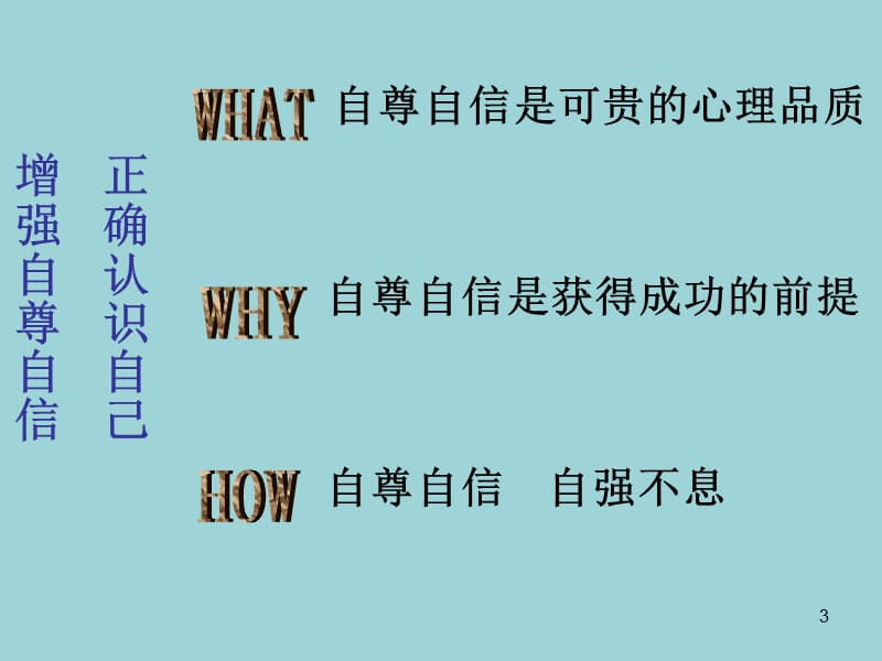 初中班会自尊自信是可贵的心理品质.ppt_第3页