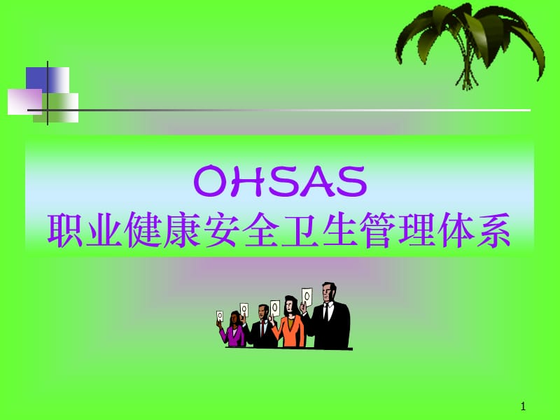 OHSAS职业健康安全卫生管理体系.ppt_第1页