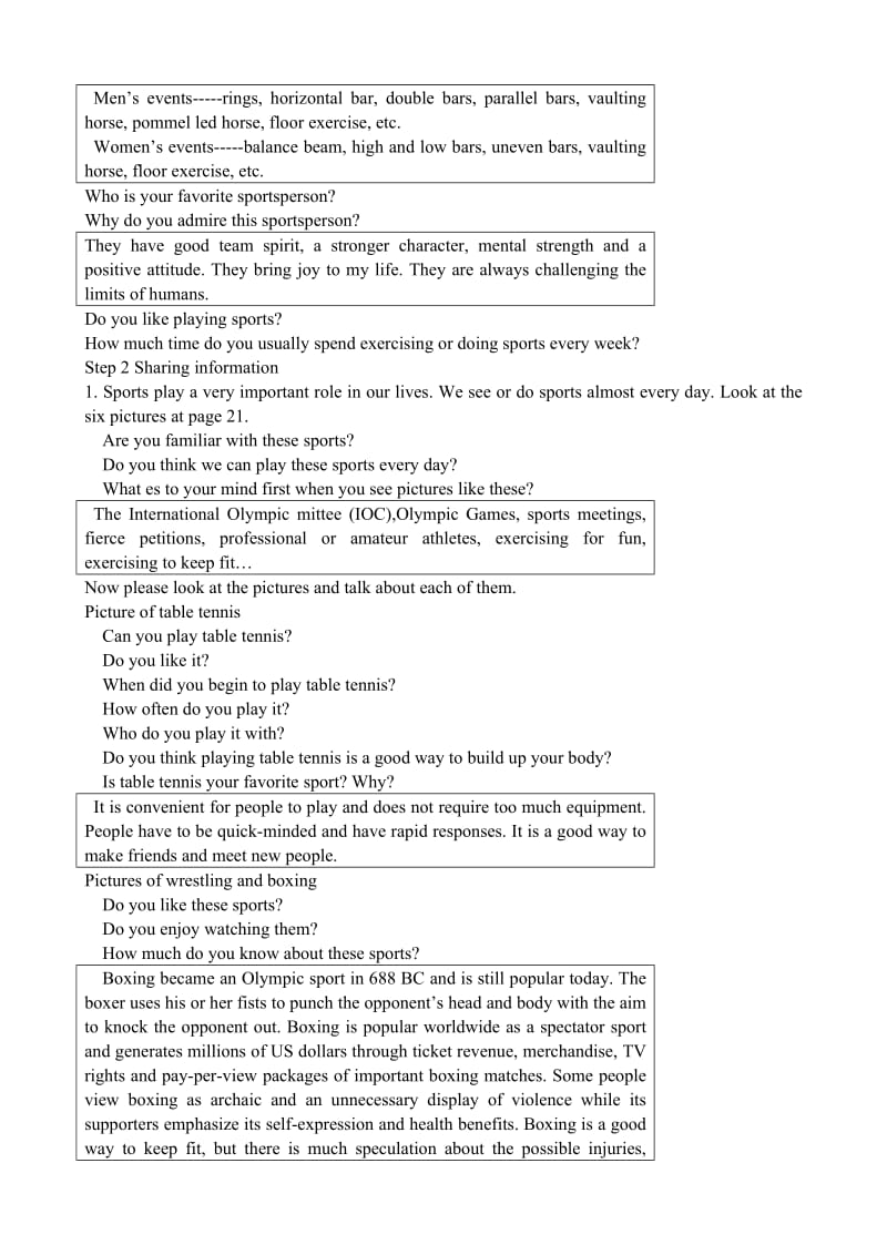 2019-2020年高中英语必修4Unit2sportingevents.doc_第2页