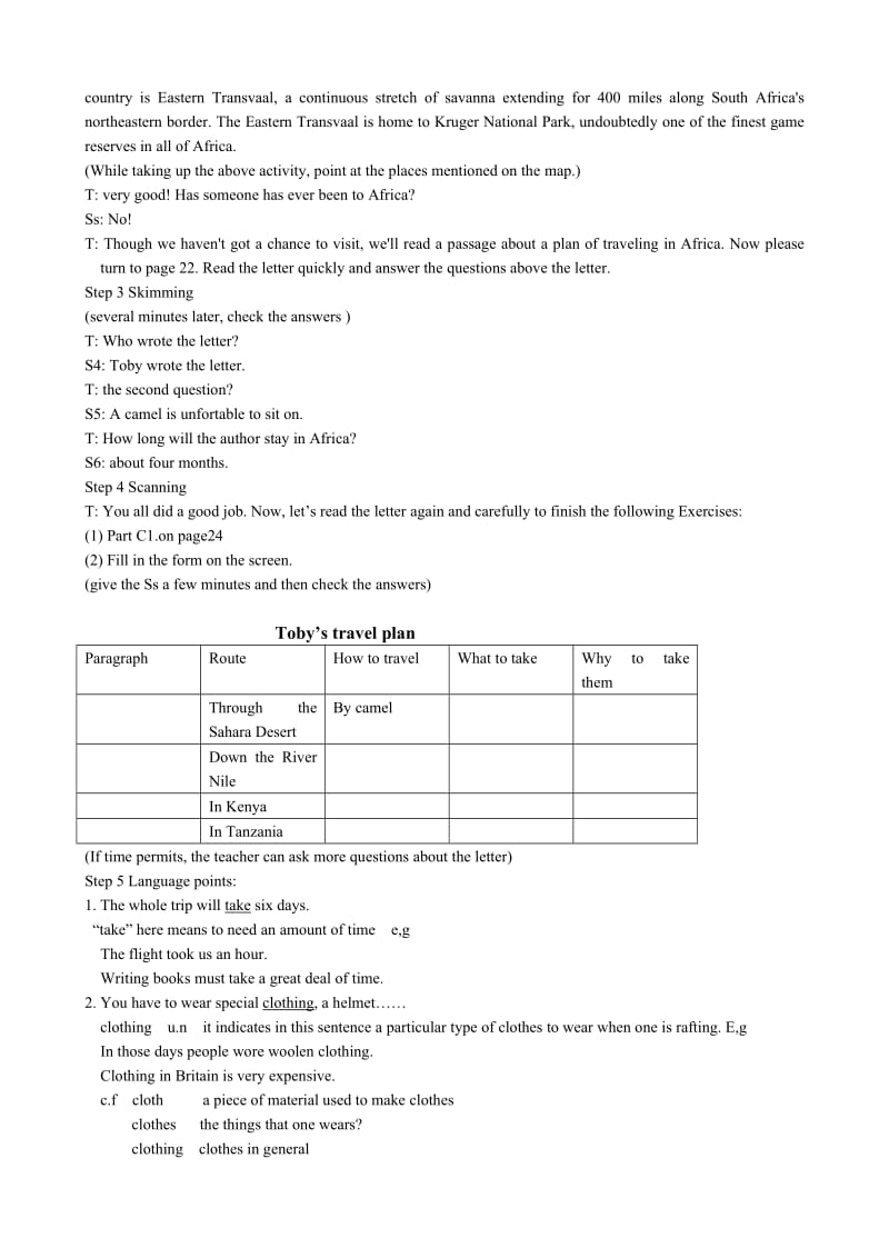 2019-2020年高中英语Unit2Period2Reading.doc_第2页