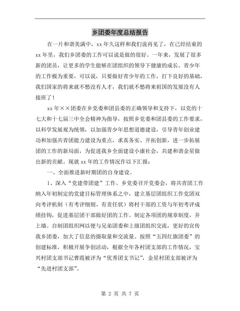 乡团委年度总结报告.doc_第2页