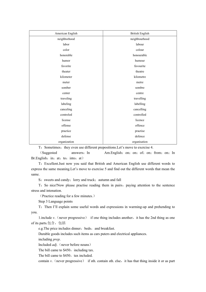 2019-2020年高中英语 Unit2 English around the world the 2nd period优秀教案 新人教版必修1.doc_第3页