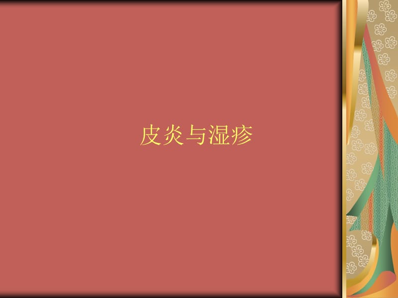 《皮炎与湿疹》PPT课件.ppt_第1页