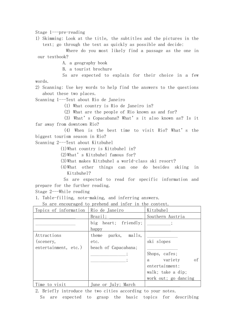 2019-2020年高二英语 Unit15 Destinations 教案（大纲人教版高二下）.doc_第2页