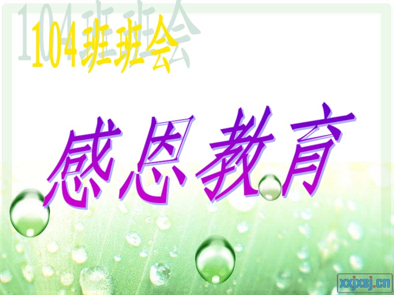 初中主题班会《感恩教育》.ppt_第2页