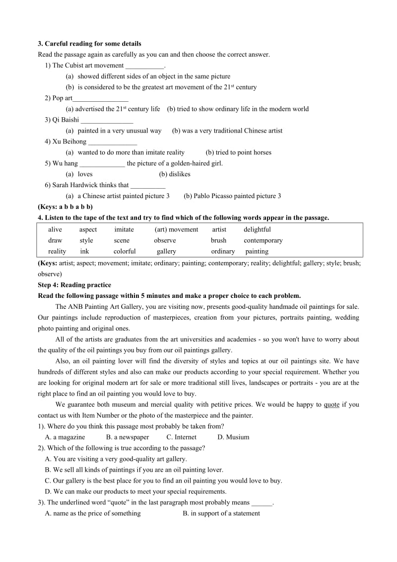 2019-2020年高中英语Module4Period1ProductionandReading.doc_第3页