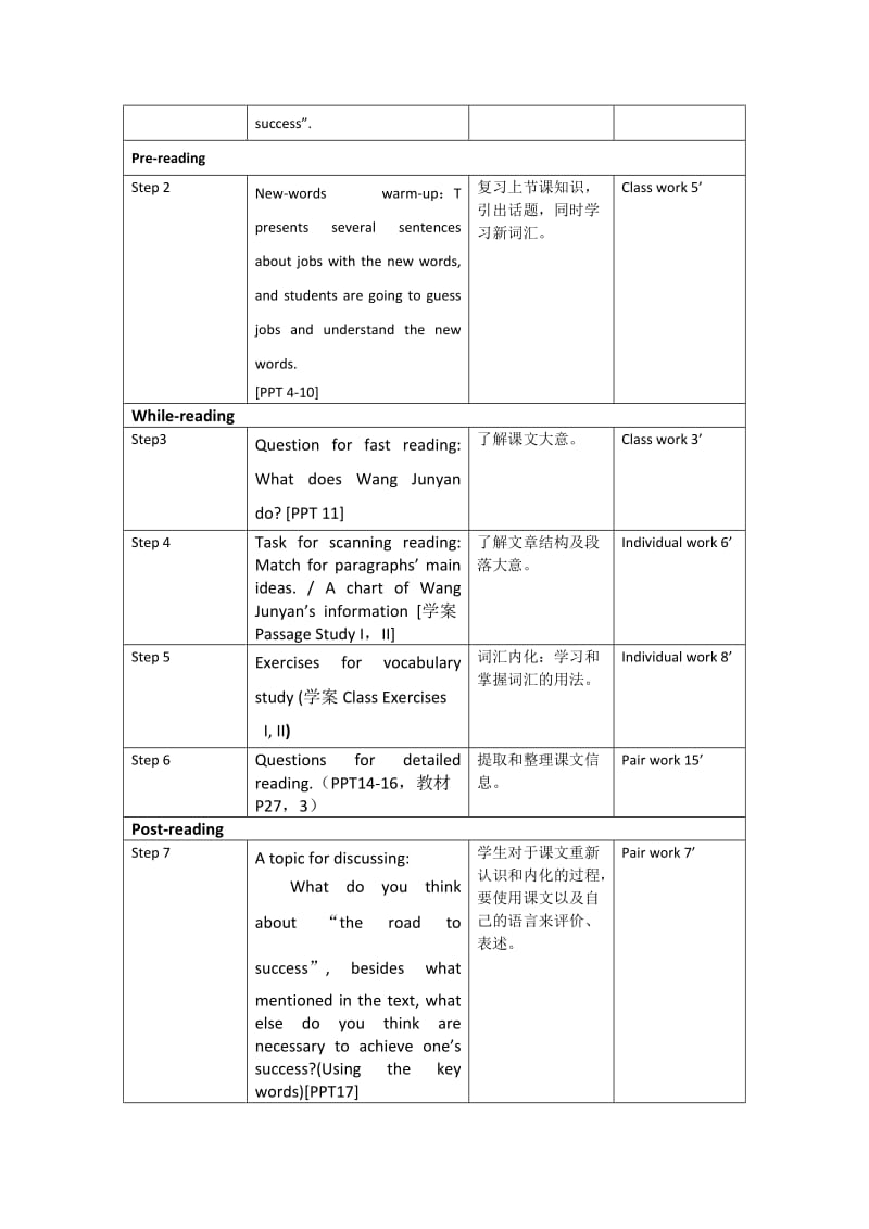 2019-2020年高二英语 模块5 Unit14 Lesson3 Nine to Five教案 北师大版选修5.doc_第2页