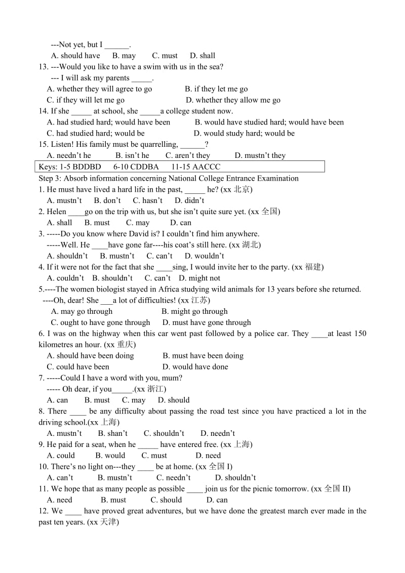 2019-2020年高中英语必修8Module6TheTangPoems-GrammarandUsage.doc_第3页