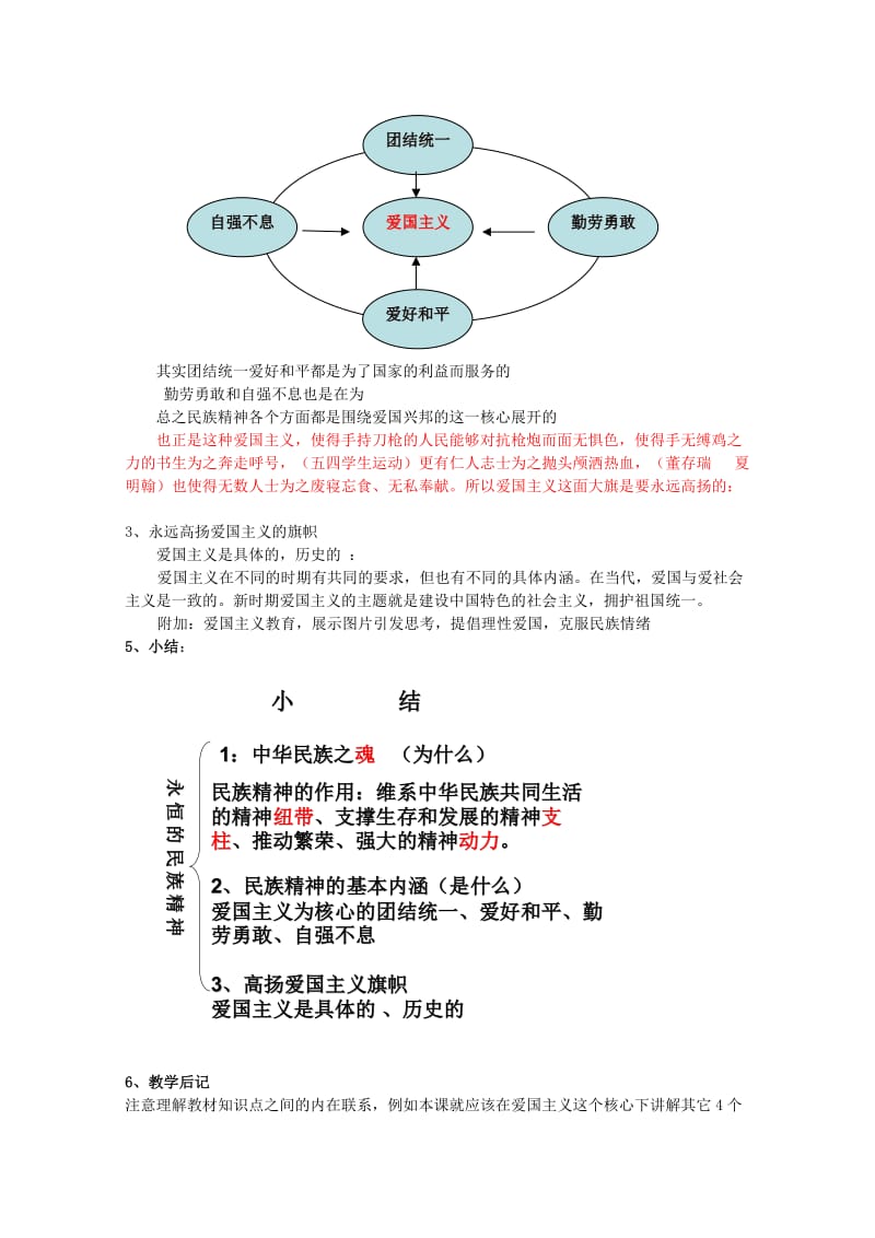 2019-2020年高中政治 3.7.1《永恒的中华民族精神》教案（1） 新人教版必修3.doc_第3页