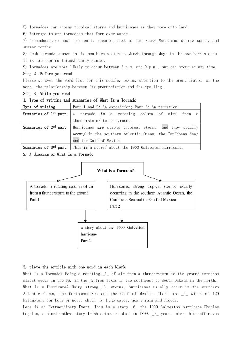 2019-2020年高中英语Module3TheViolenceofNature-Reading.doc_第2页