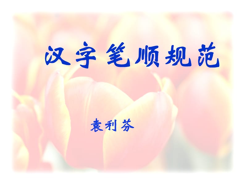 《汉字笔顺规范》PPT课件.ppt_第1页