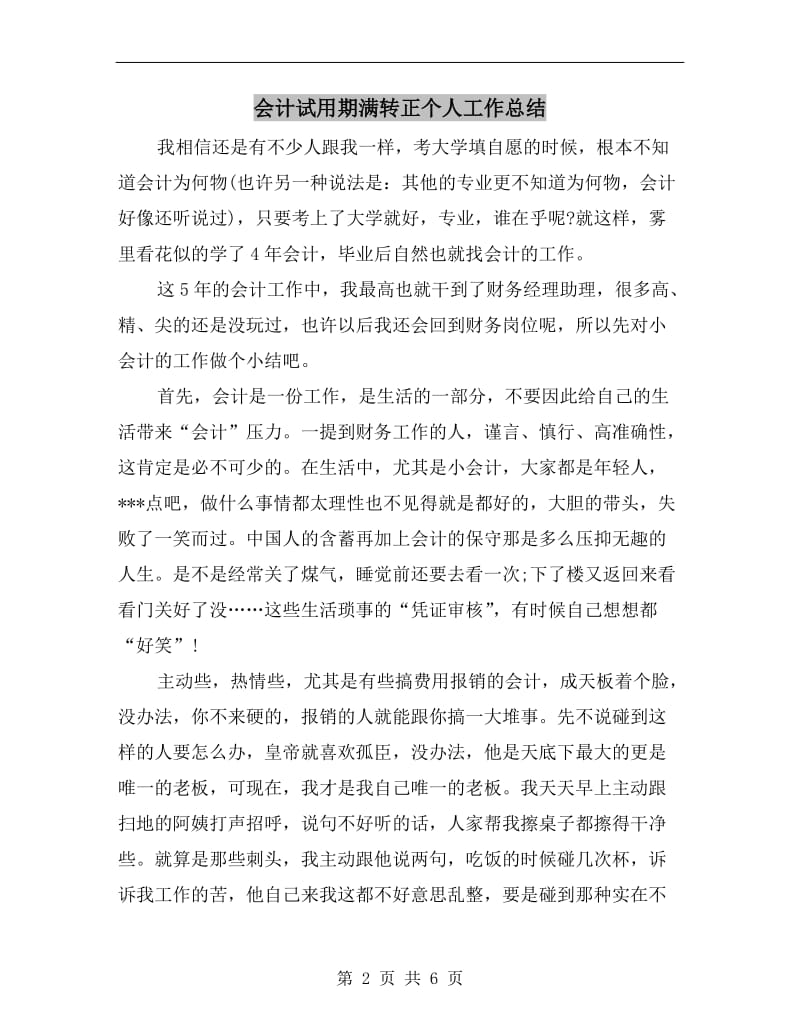 会计试用期满转正个人工作总结.doc_第2页