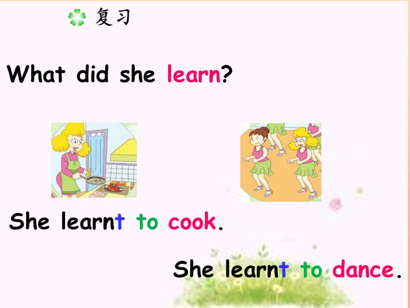 2019春五年级英语下册 Module 2 Unit 1《She learnt English》课件1 （新版）外研版.ppt_第3页