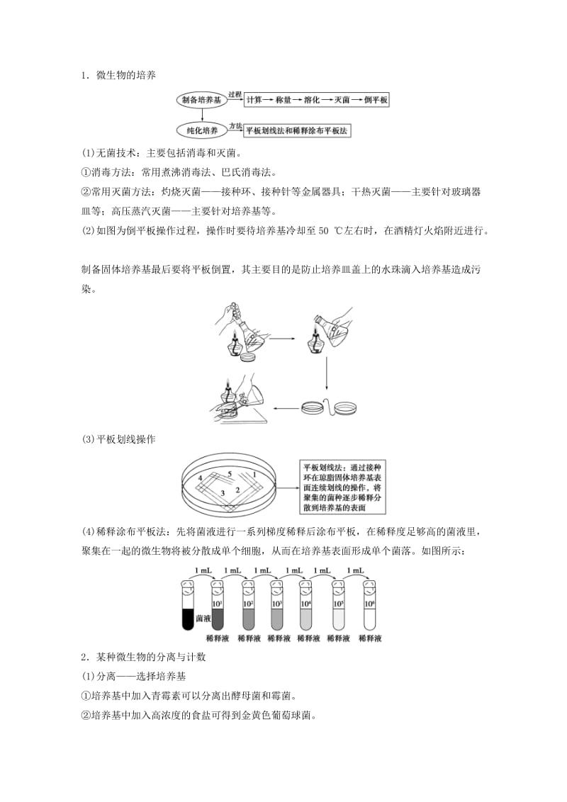 2019-2020年高考生物 考前三个月 知识专题突破练13 生物技术实践.doc_第3页