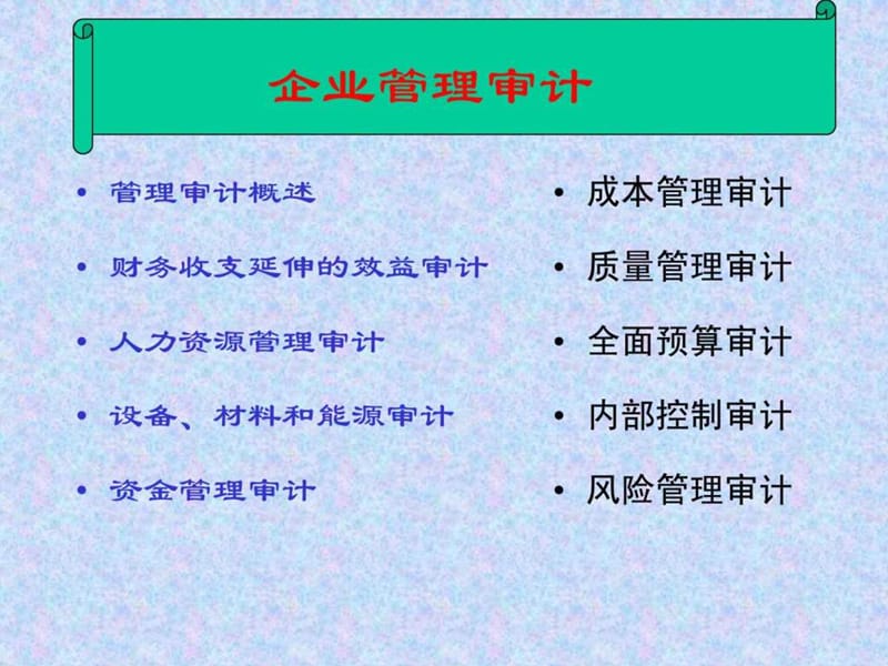 经济效益审计第四讲企业管理审计(一).ppt_第2页