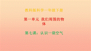 2019一年级科学下册 我们周围的物体 1.7《认识一袋空气》课件 教科版.ppt