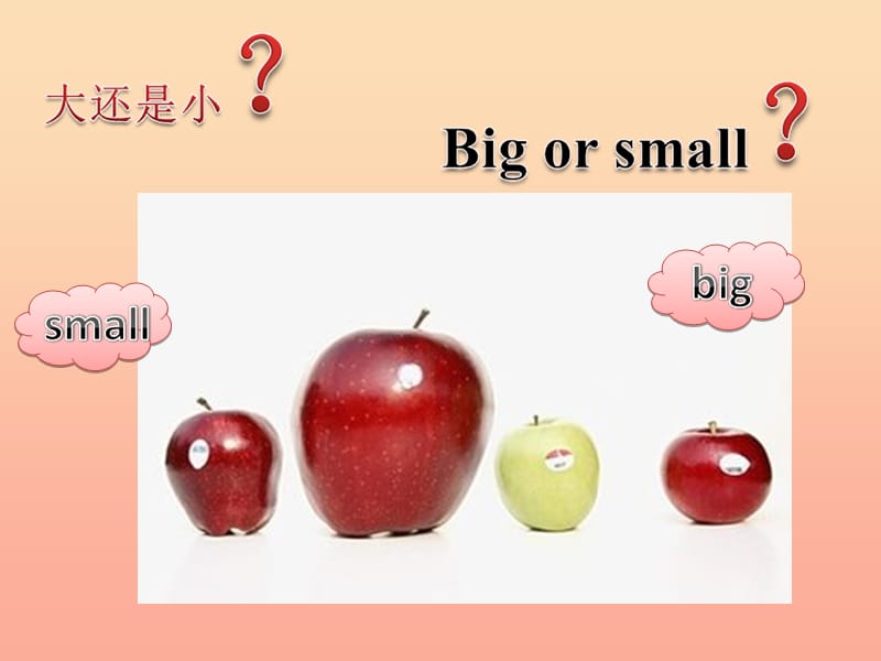 2019春三年级英语下册 Unit 1《Big or Small》单词教学课件 广东版开心.ppt_第3页