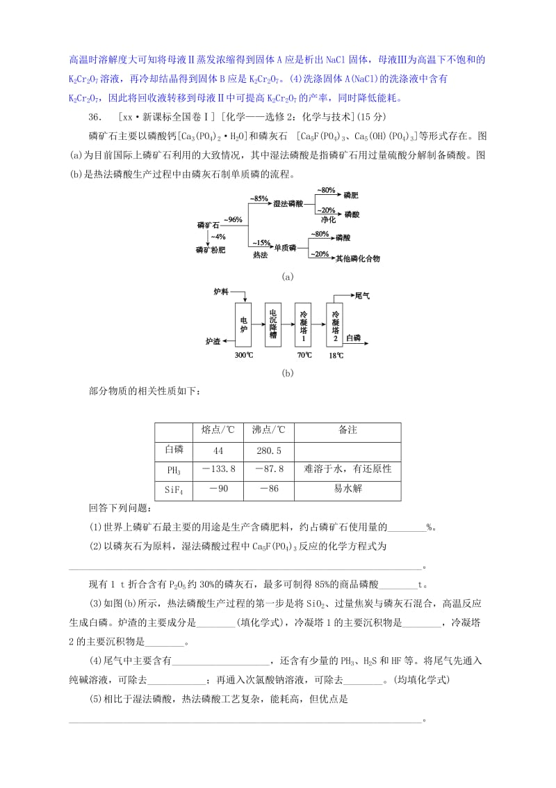 2019年高考化学试题分类汇编 化学与技术.doc_第3页