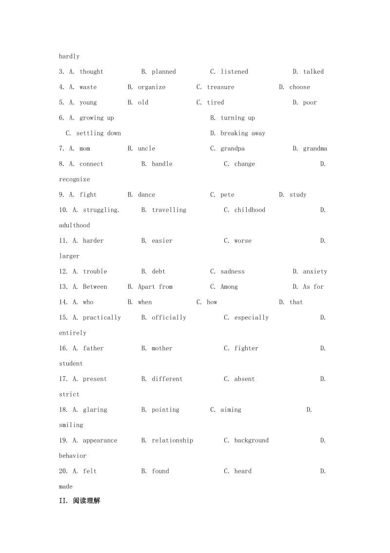 2019-2020年高中英语大题精做05Thepowerofnature含解析新人教版选修.doc_第2页