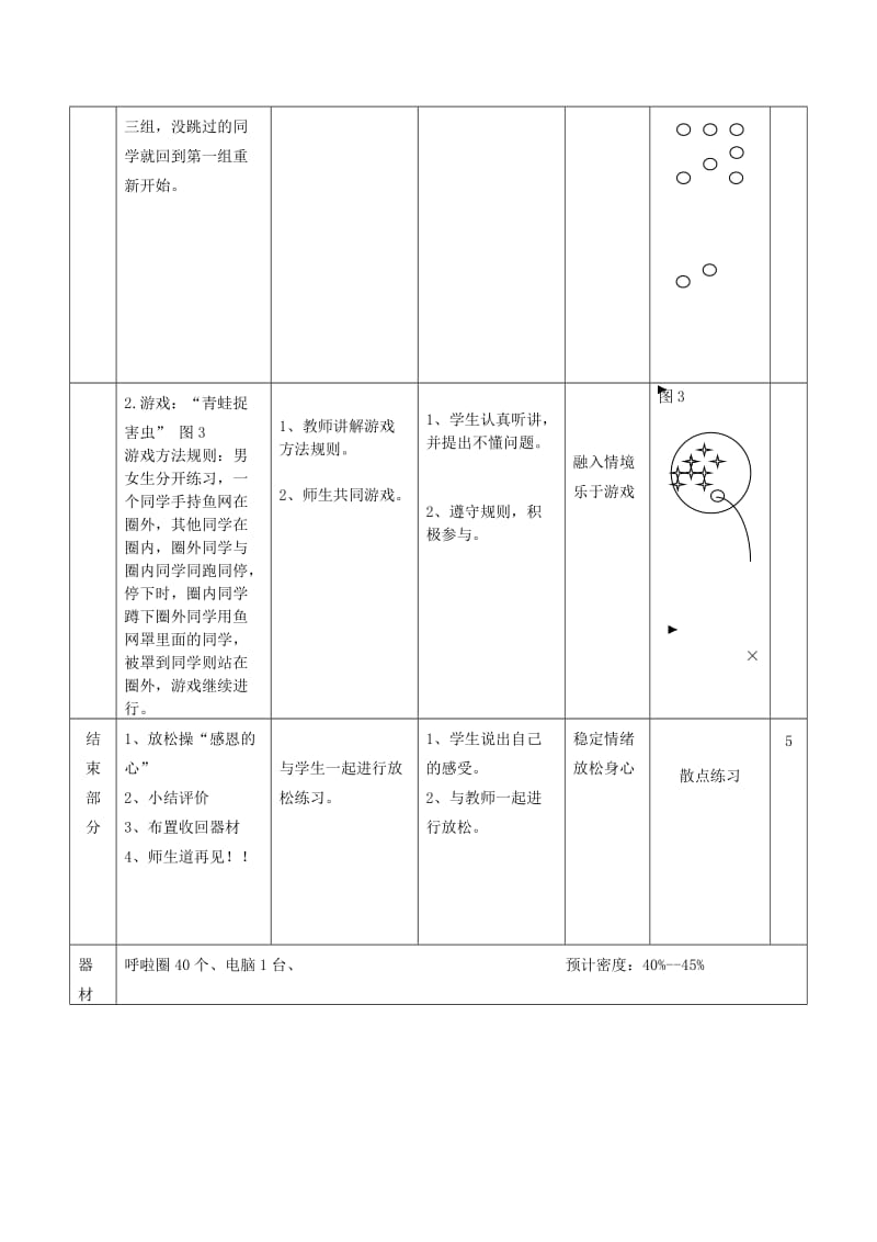 三年级体育下册 快乐蛙跳教案.doc_第3页