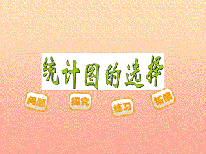 2019-2020六年級(jí)數(shù)學(xué)上冊(cè) 5.2 統(tǒng)計(jì)圖的選擇課件 （新版）北師大版.ppt