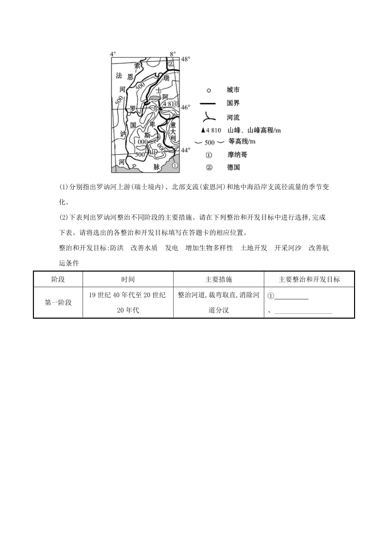 2019-2020年高中地理考点13区域自然资源综合开发利用练习新人教版.doc_第2页