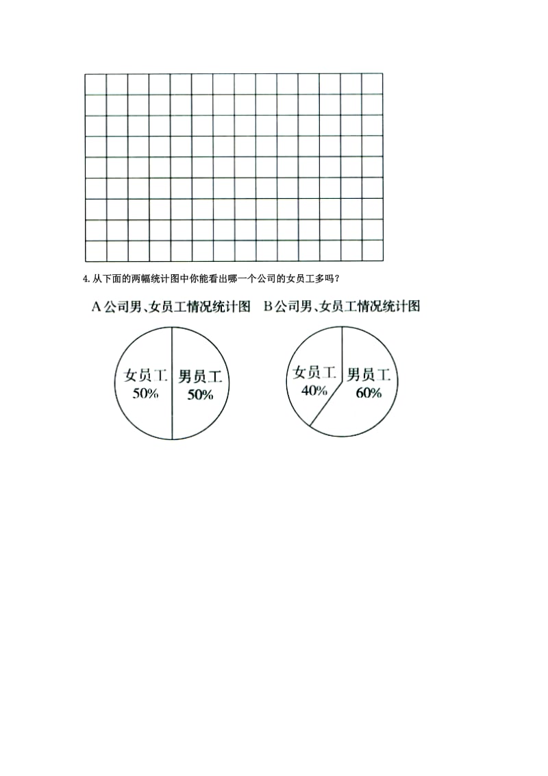 2019六年级数学上册 第7单元《扇形统计图》（选择合适的统计图表示数据）综合习题2（新版）冀教版.doc_第3页