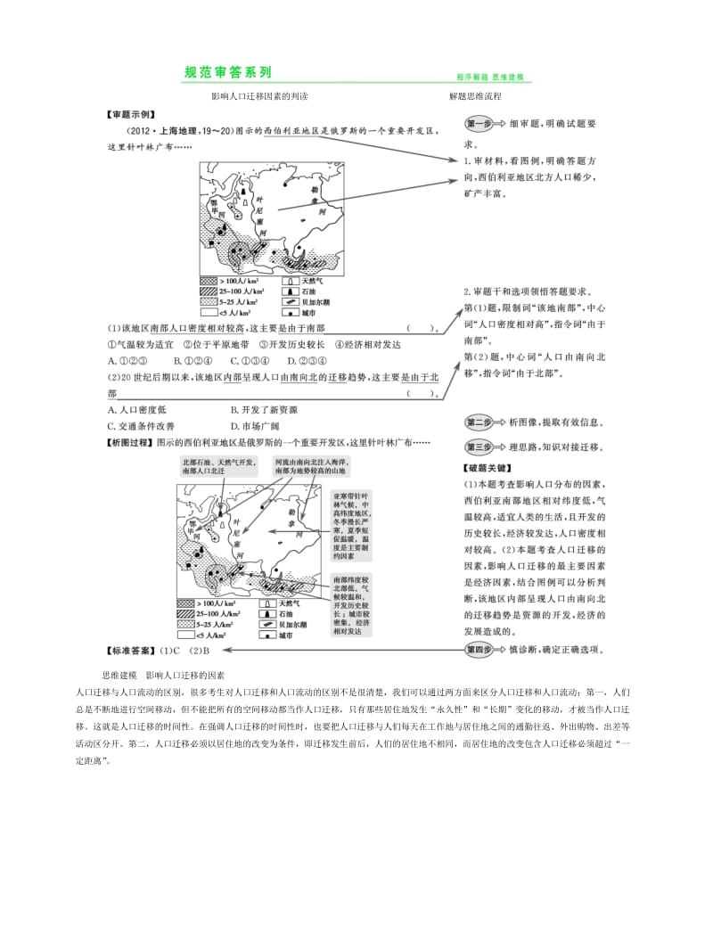 2019年高考地理一轮复习 第六章 人口的变化章末整合提升 新人教版.doc_第2页