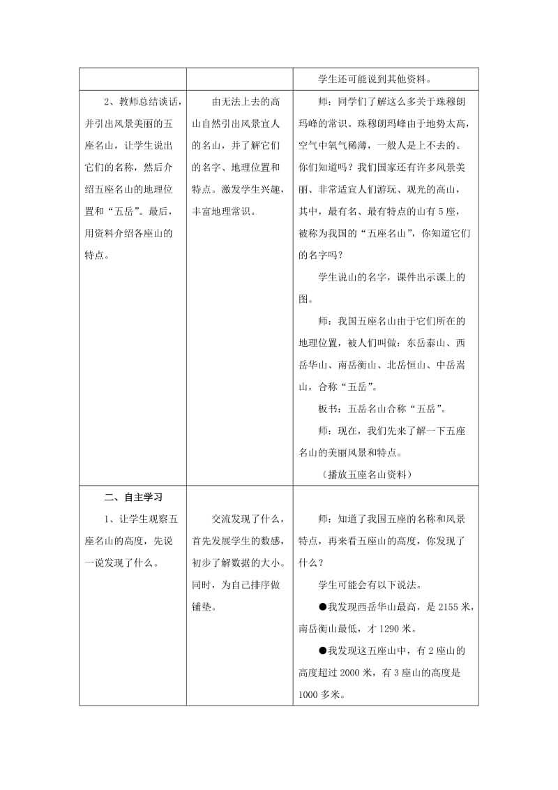 2019年三年级数学上册 第1单元 生活中的大数（万以内数的大小比较）教学设计 冀教版.doc_第2页