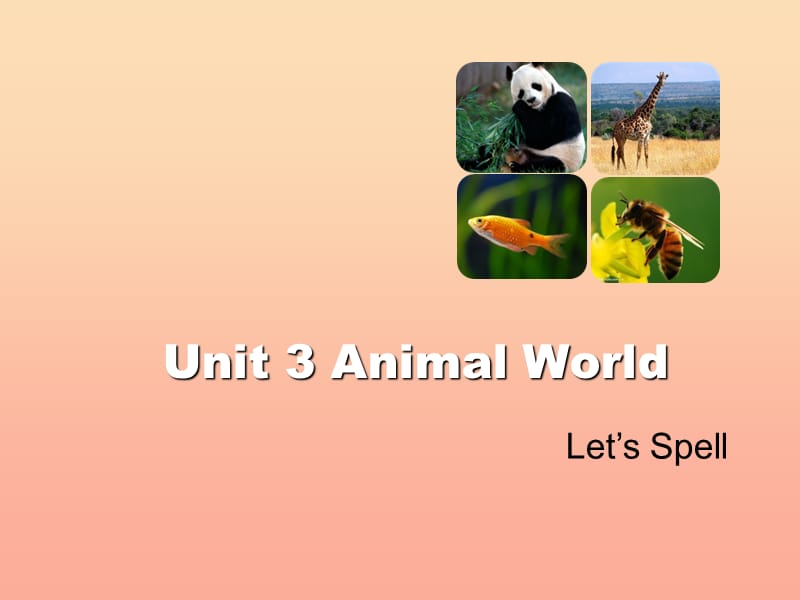 2019六年级英语上册 Unit 3 Animal World（Let’s Spell）课件 人教新起点.ppt_第1页