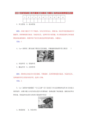 2019年高考地理二輪專題復(fù)習(xí)與測(cè)試 專題五 地殼運(yùn)動(dòng)規(guī)律強(qiáng)化試題.doc