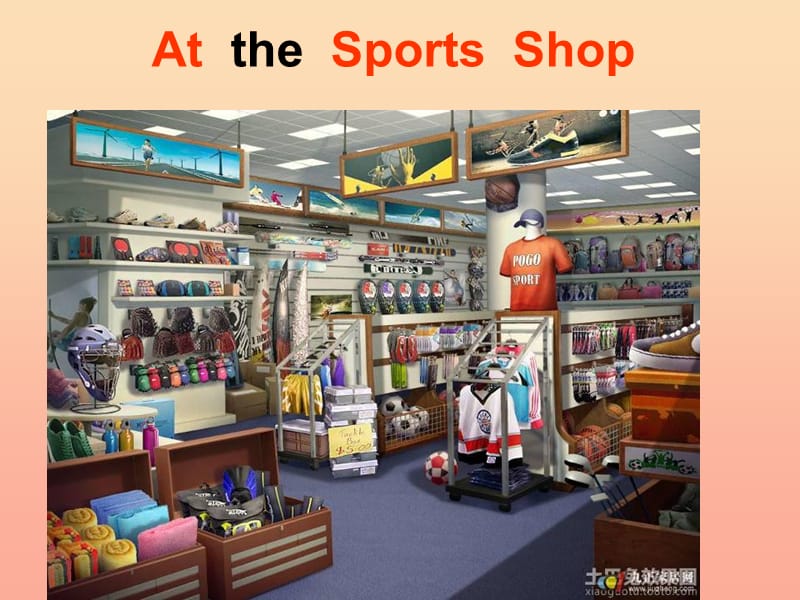 2019春六年级英语下册 Lesson 2《At the sports shop》课件3 （新版）冀教版.ppt_第1页