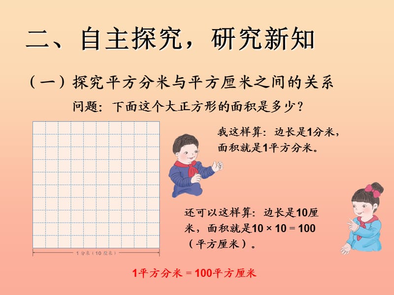 2019春三年级数学下册 5《面积》相邻两个面积单位间的进率课件 （新版）新人教版.ppt_第3页