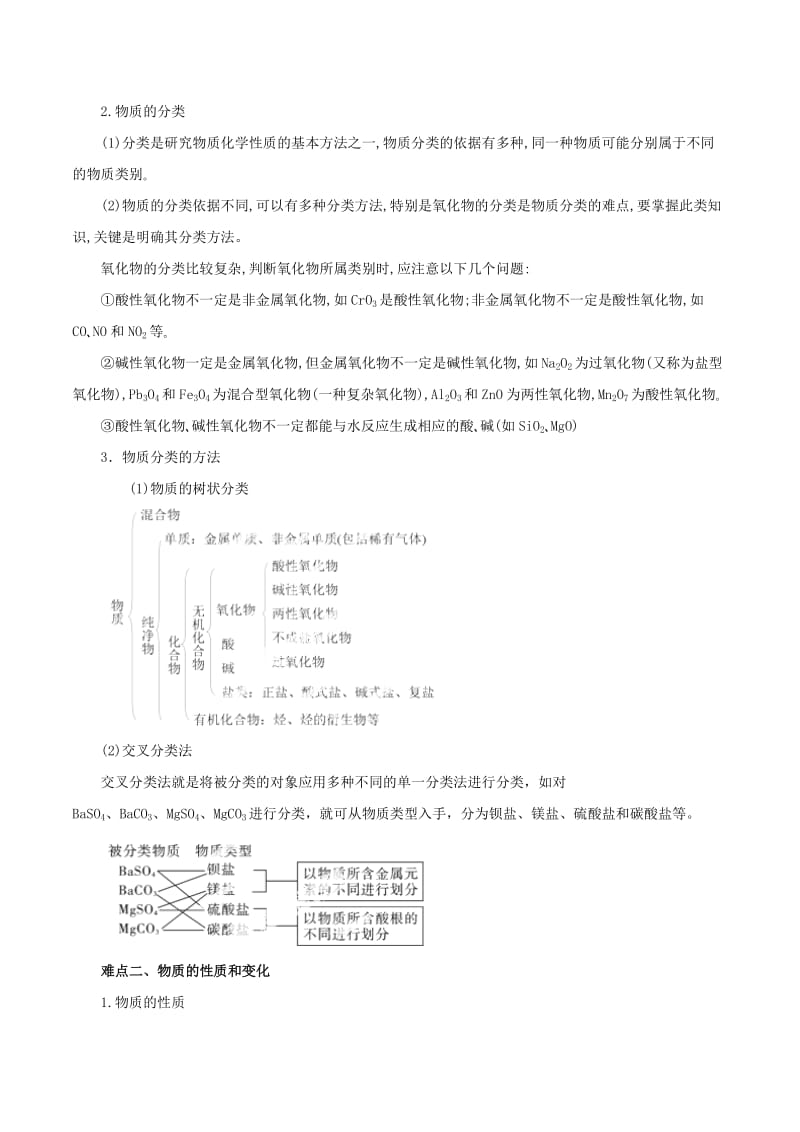 2019-2020年高考化学 专题03 物质的组成、分类与化学用语易错点点睛与高考突破（含解析）.doc_第3页