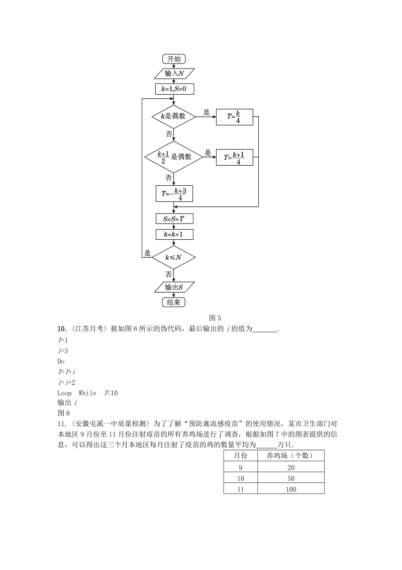 2019-2020年高中数学 模块过关测试卷 北师大版必修3.doc_第3页