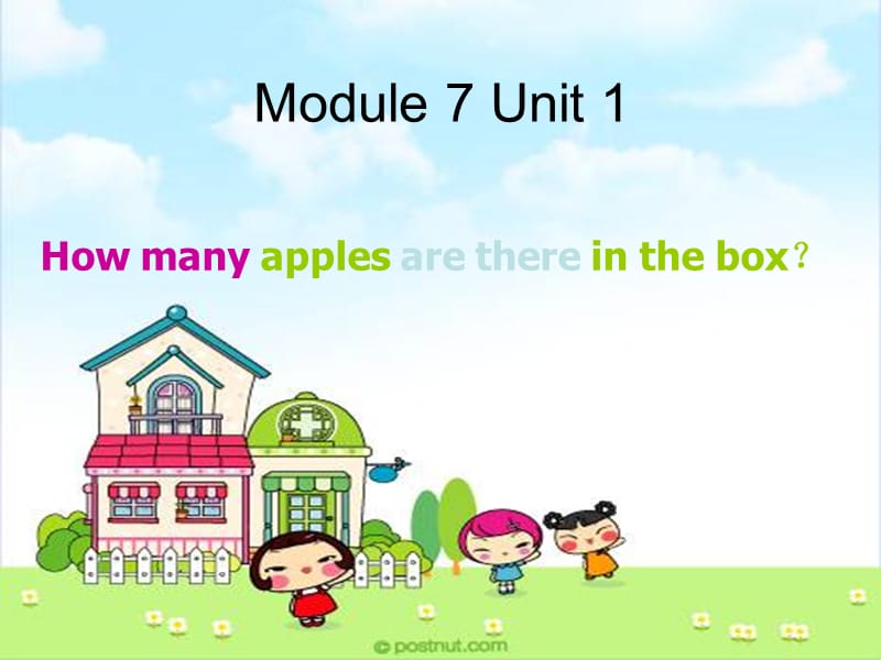 2019春三年级英语下册 Module 7 Unit 2《How many apples are there in the box》课件2 （新版）外研版.ppt_第1页