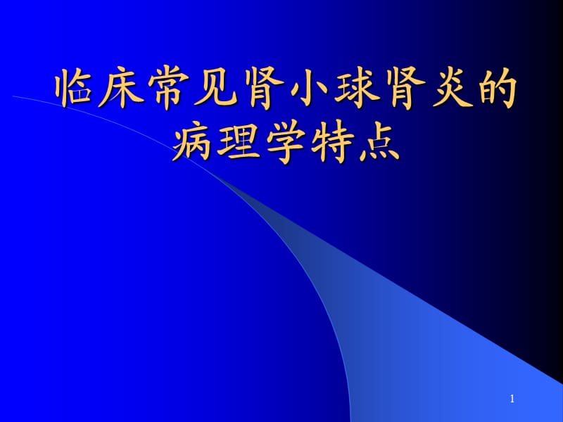 肾脏病理讲义ppt课件_第1页