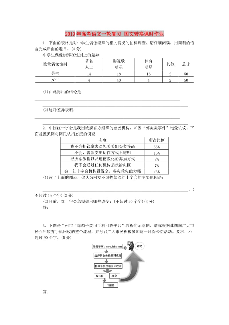 2019年高考语文一轮复习 图文转换课时作业.doc_第1页