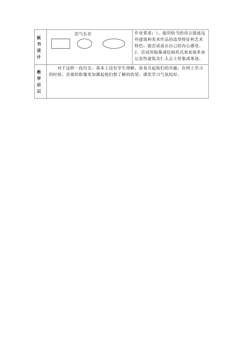 2019春五年级美术下册 第2单元 关注社会与生活 第3课《浩气长存》教案1 岭南版.doc_第2页