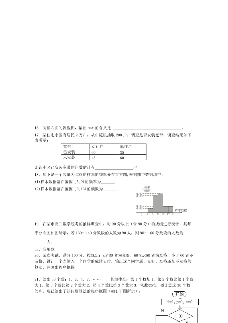 2019-2020年高一暑假作业（四）数学 含答案.doc_第3页