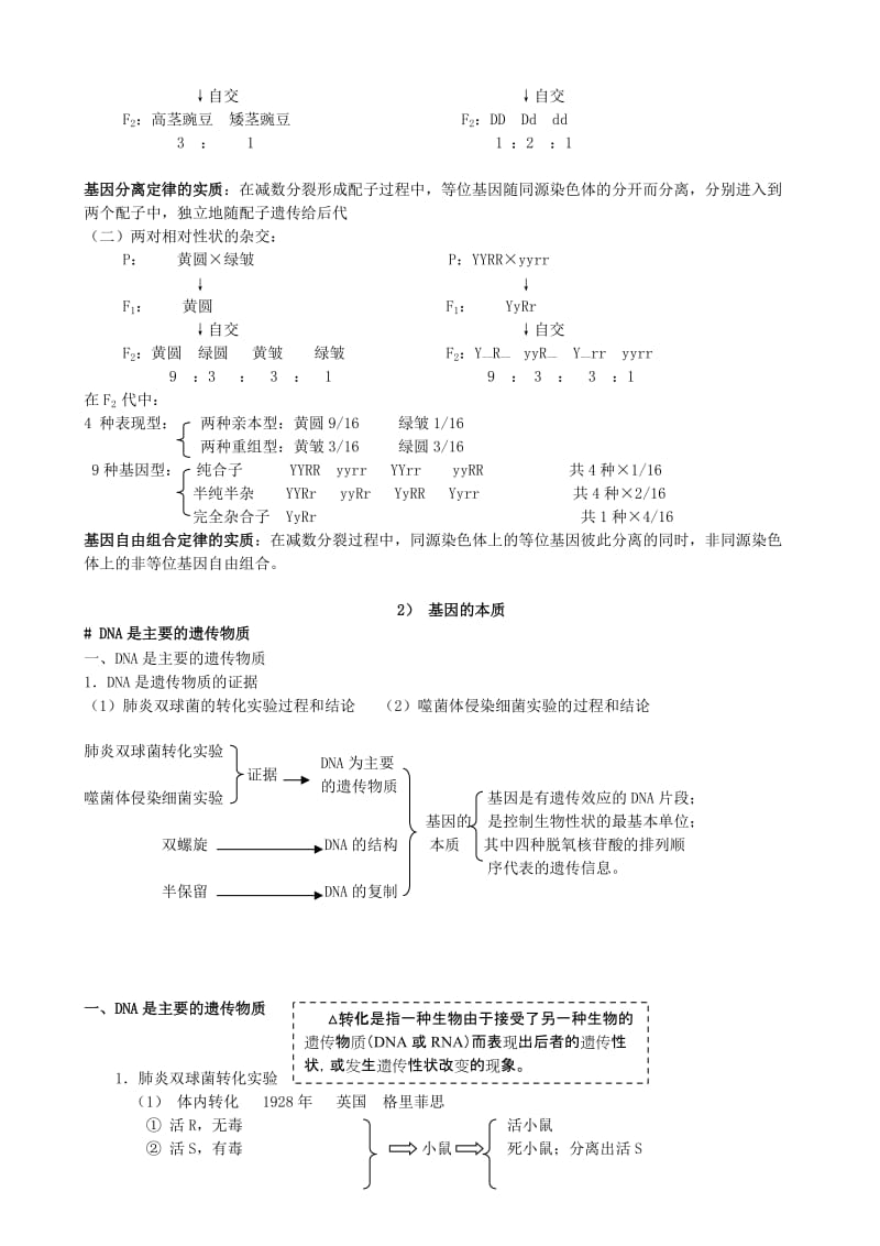 2019-2020年高考生物二轮专题复习 专题五 遗传的分子基础.doc_第2页