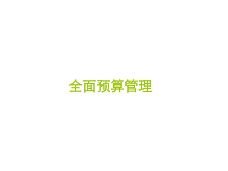 现代企业全面预算管理.ppt_第1页